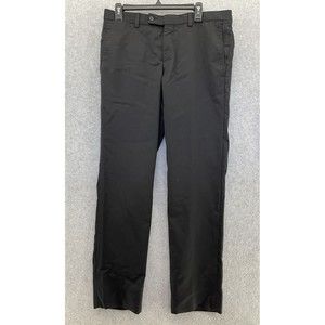 Workers United Men’s Pants Solid Black Wool Pants 34 R Canada Made